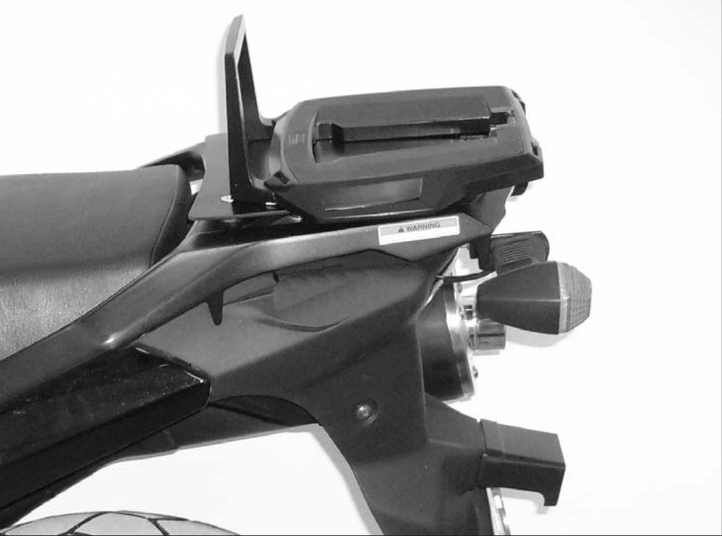 Hepco&Becker Topgepäckträger Alurack schwarz für Kawasaki KLV1000 von 2004 bis 2006