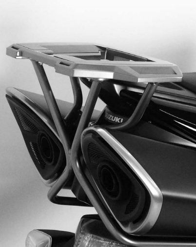Hepco&Becker Topgepäckträger Alurack schwarz für Suzuki BKing von 2007 bis 2012