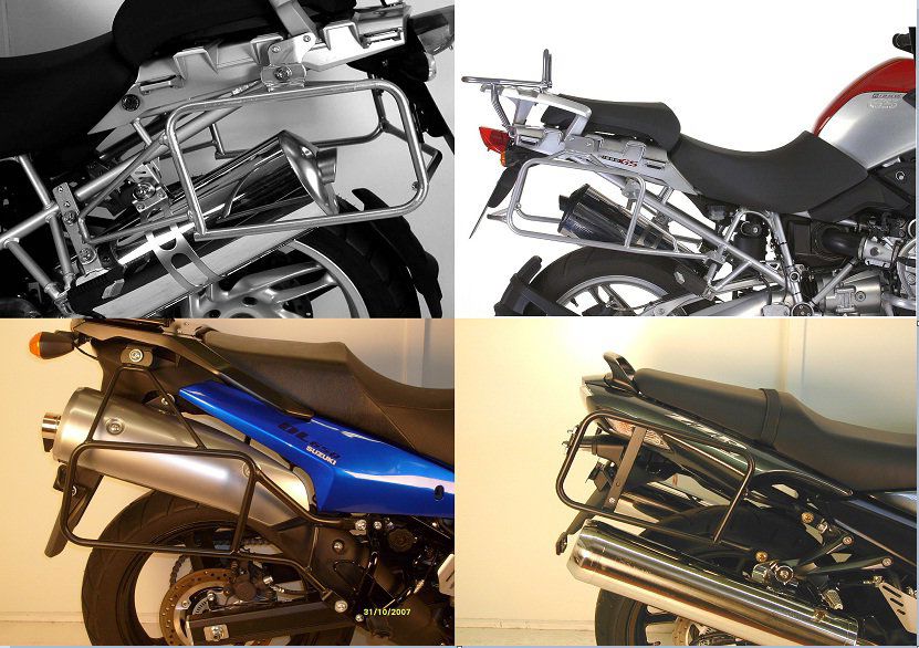 Hepco & Becker Topgepäckträger schwarz für Suzuki DR650R von 1999 bis 1991