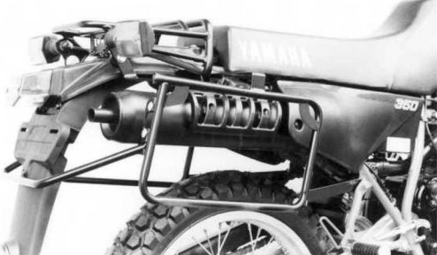 Hepco & Becker schwarzer Gepäckträger Yamaha XT350