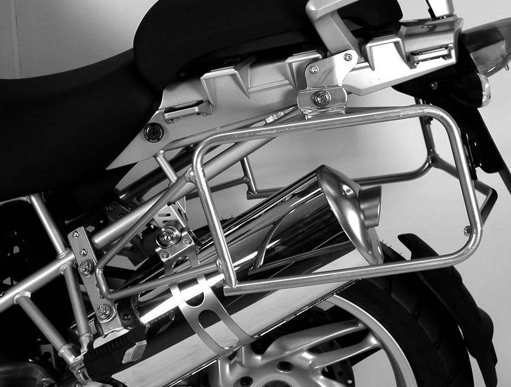 Hepco & Becker Gepäckträgerschloss für silberne BMW R1200GS von 2004 bis 2007