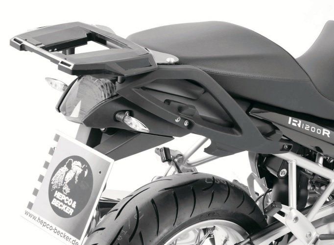 Hepco&Becker Topgepäckträger Alurack schwarz für BMW R1200R von 2011 bis 2014