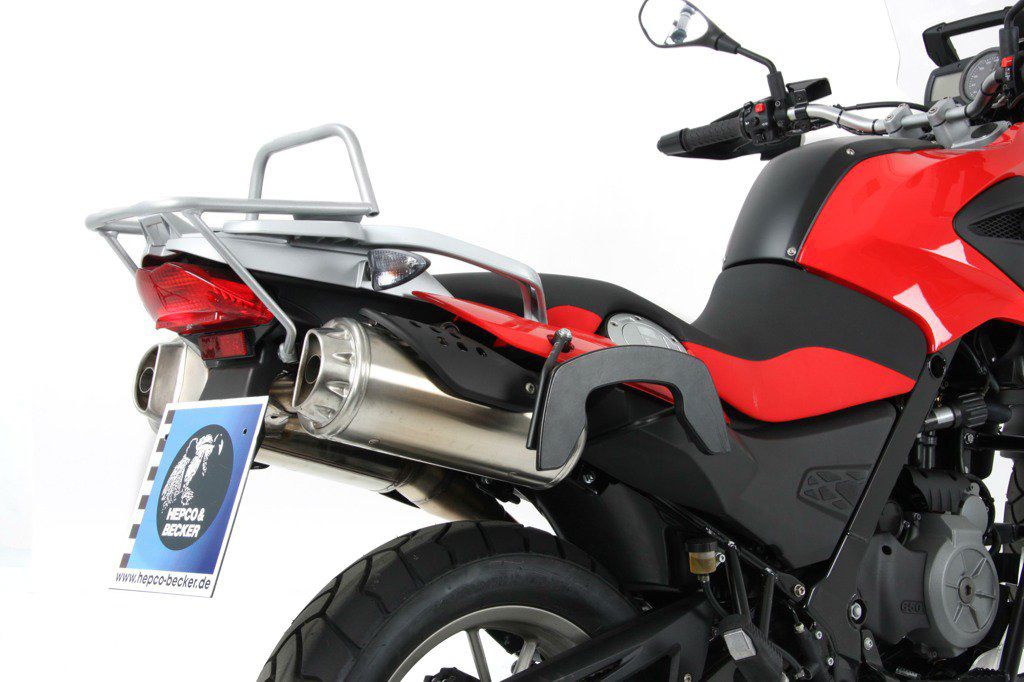 Hepco&Becker Topträger silber für BMW G650GS/Sertao ab 2011