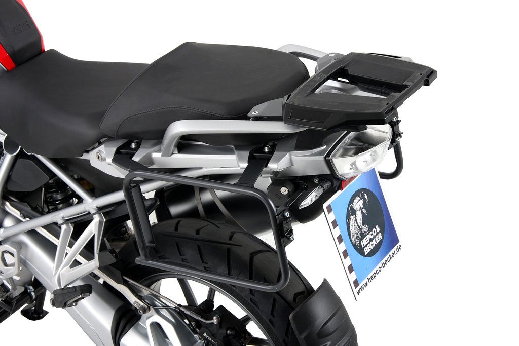 Hepco & Becker Gepäckträgerschloss dazu schwarz BMW R1200GS LC Adventure ab 2014-2018