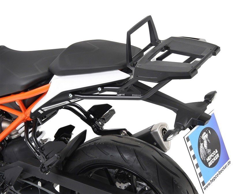 Hepco&Becker Topgepäckträger Alurack schwarz für KTM 125 Duke ab 2017