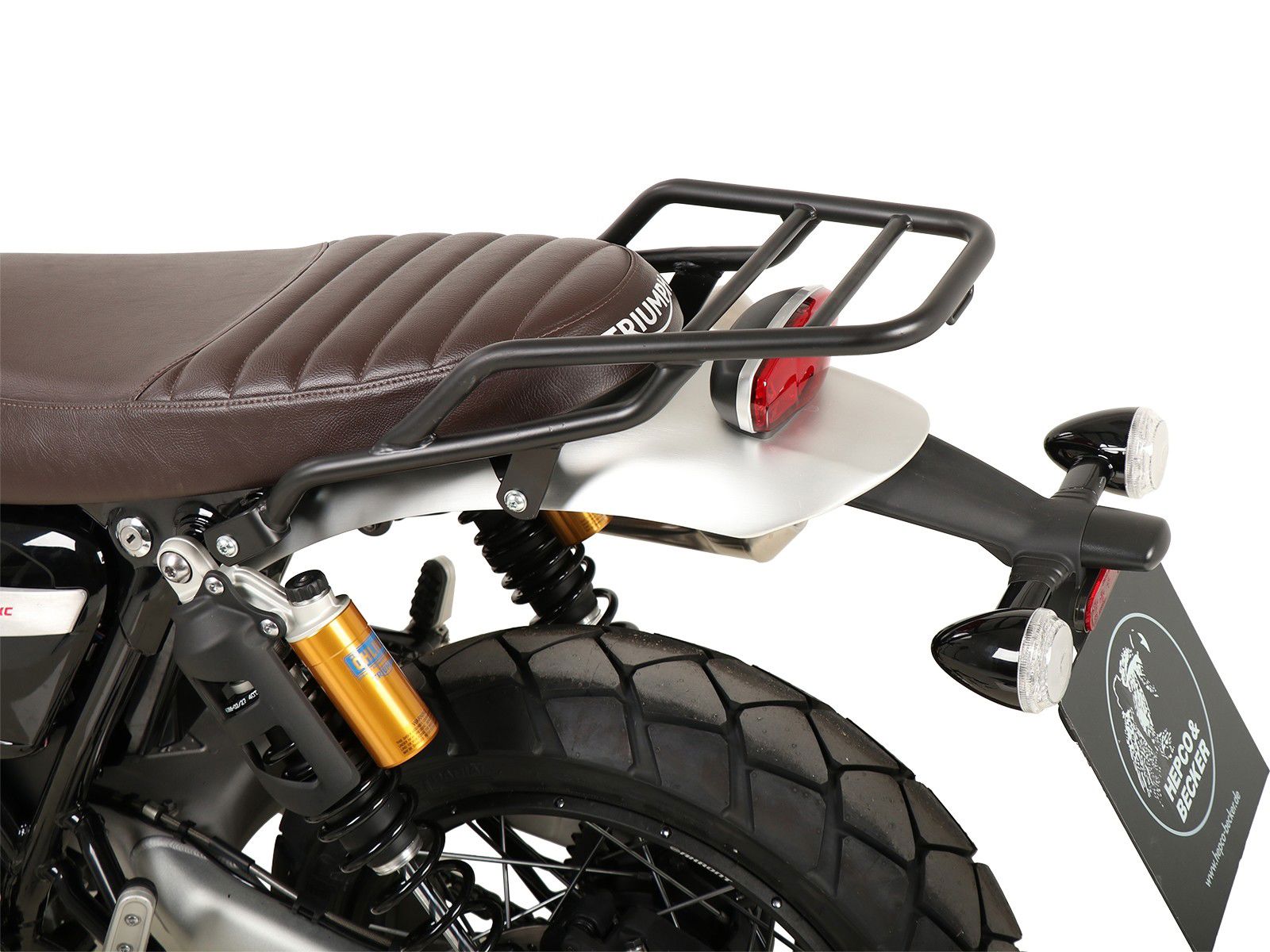 Hepco&Becker Topgepäckträger schwarz für Triumph Scrambler 1200 XE ab 2019