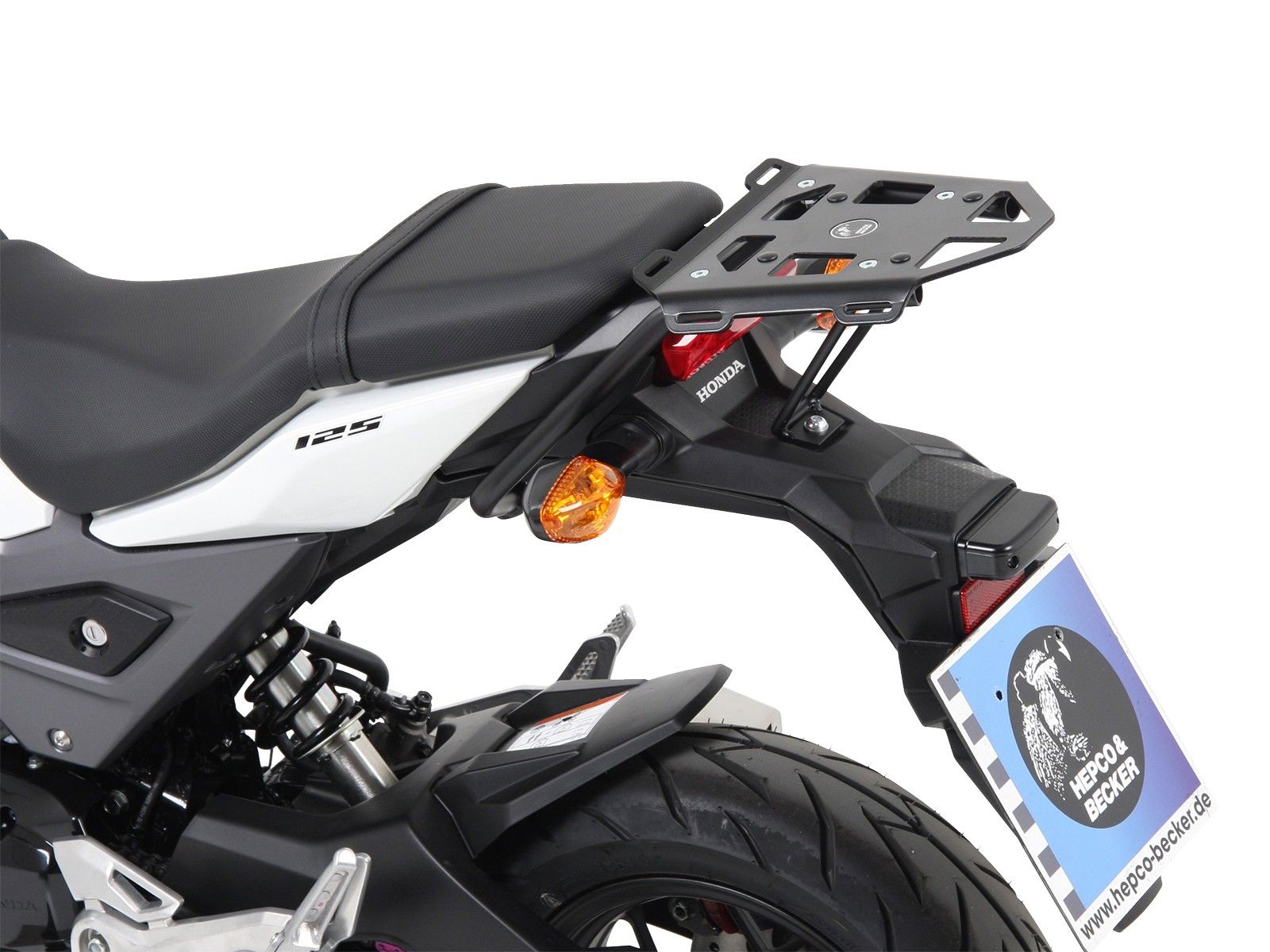 Hepco&Becker Topgepäckträger Minirack schwarz für Honda MSX125 von 2017 bis 2020