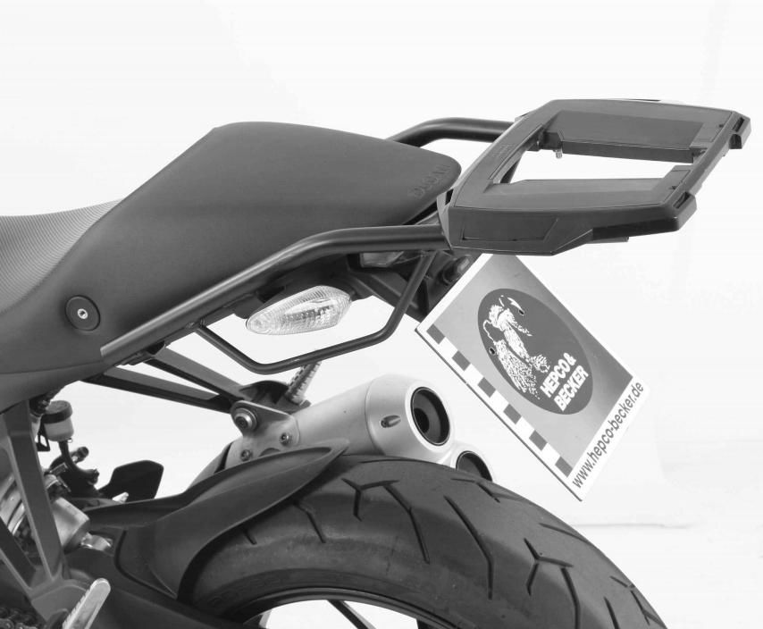 Hepco&Becker Topgepäckträger Easyrack schwarz für Ducati M1100 EVO von 2011 bis 2013