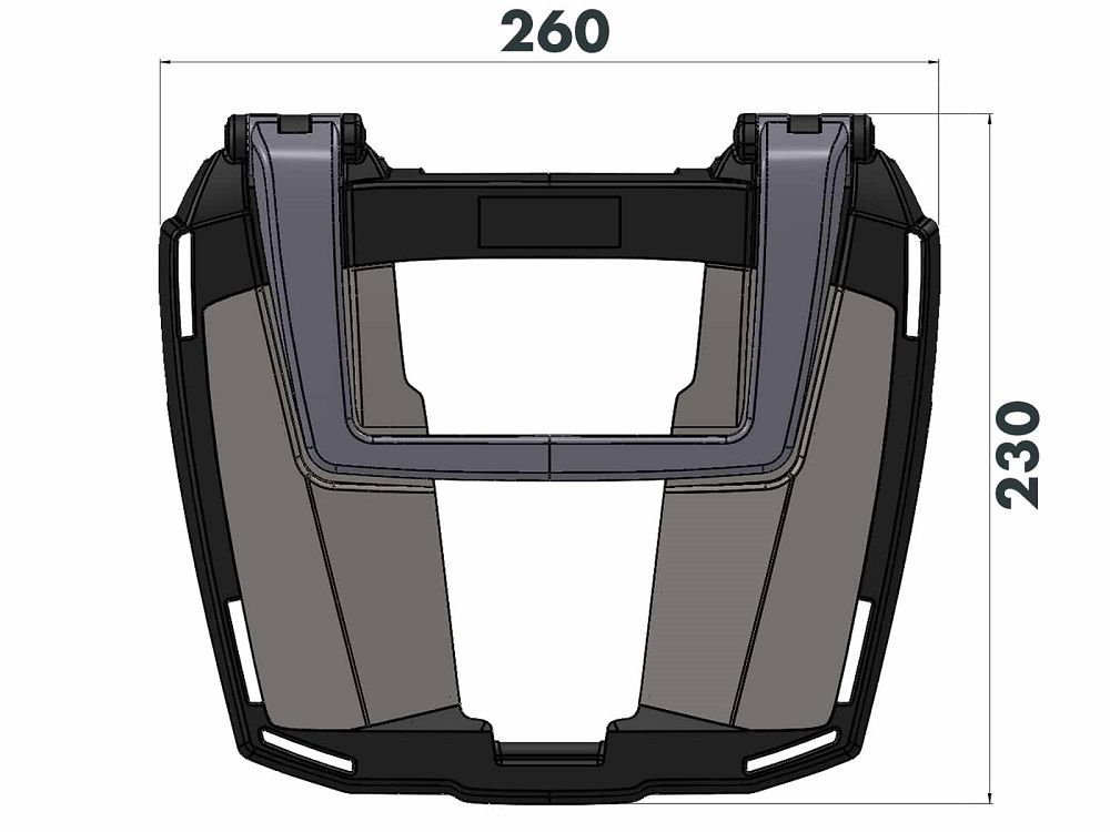 Hepco&Becker Topgepäckträger Easyrack schwarz für BMW F750GS von 2018 bis 2023