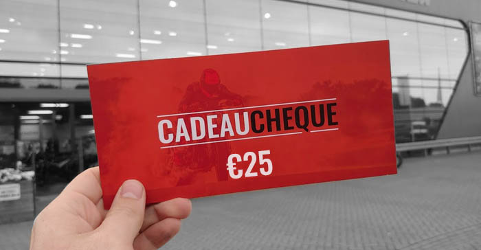Geschenkgutschein 25 Euro für Motorcorner & Motorcenter Venlo