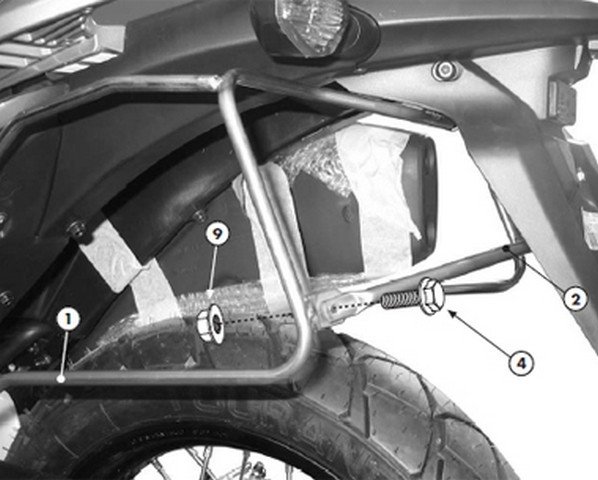 GIVI T221 Seitentaschenträger Honda XL 700 V Transalp 2008-2013