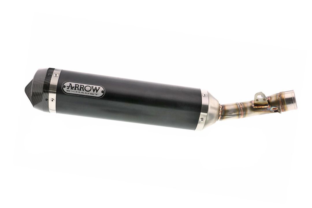 ARROW Dark Thunder Motorrad Auspuff für Yamaha MT125 ab 2014