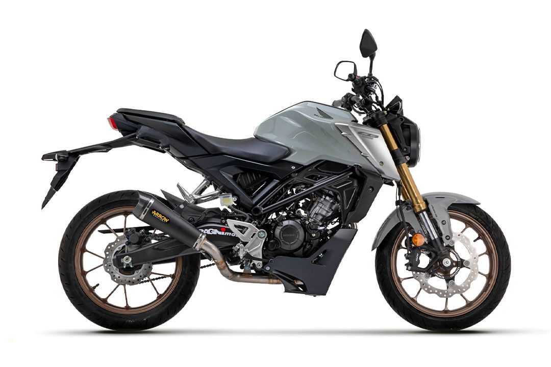 ARROW Dark XKONE Motorrad Auspuff für Honda CB125R ab 2021