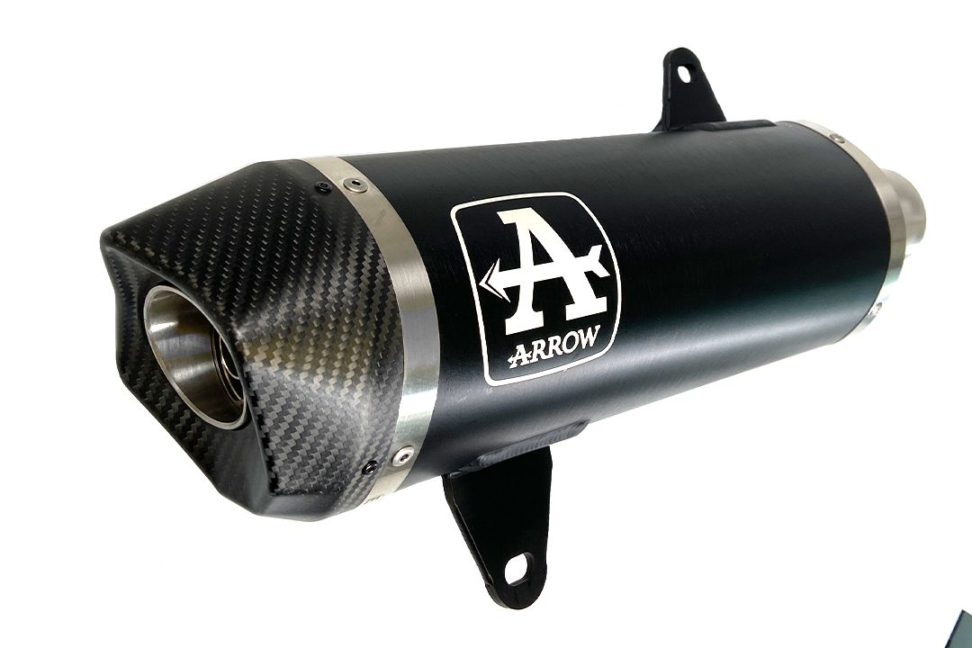 ARROW DARK Urban Motorrad Auspuff für Yamaha X-Max 300 ab 2021