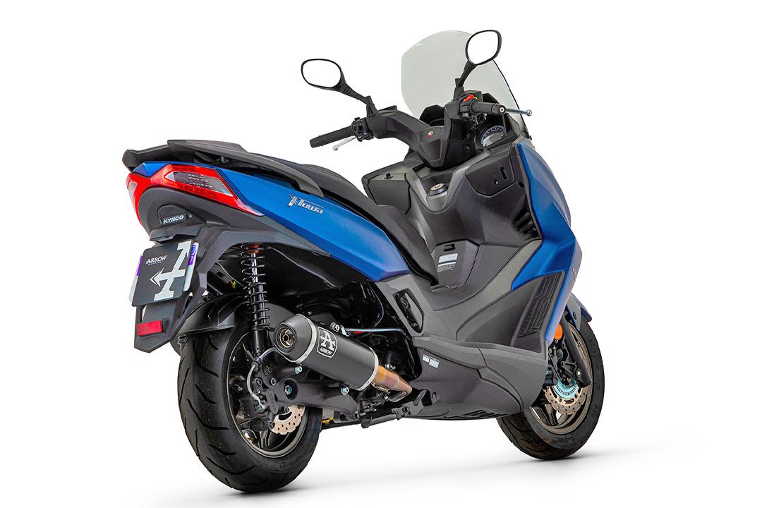 ARROW DARK Urban Motorrad Auspuff für Kymco X-Town 125 ab 20