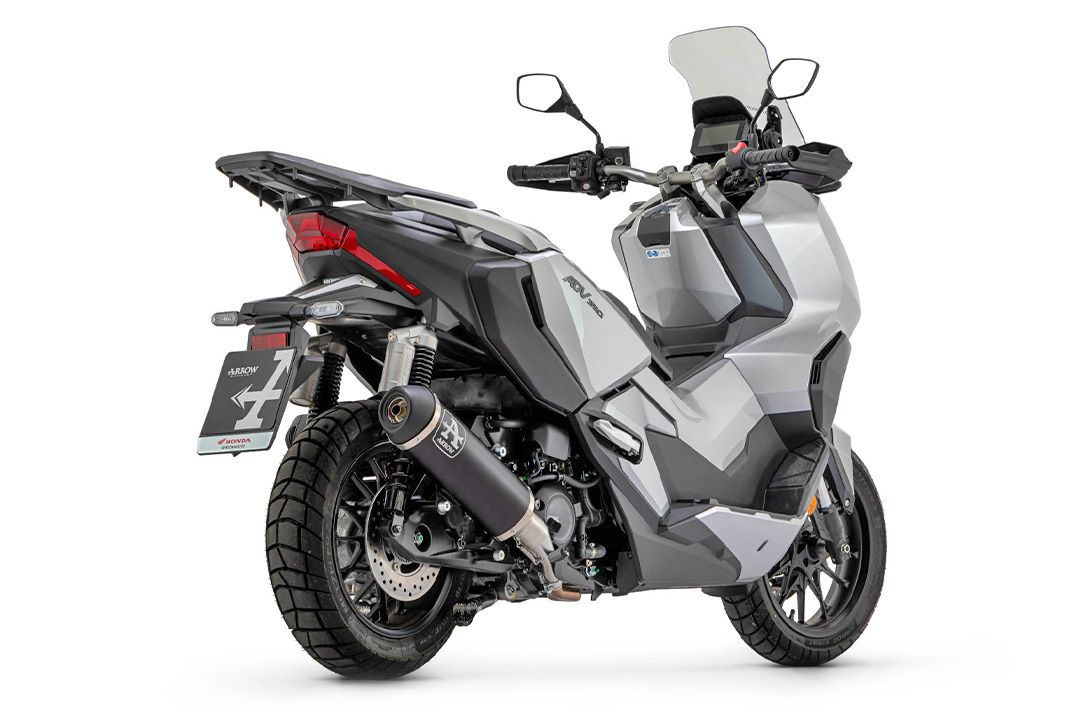 ARROW DARK Urban Motorrad Auspuff für Honda ADV 350 ab 2022