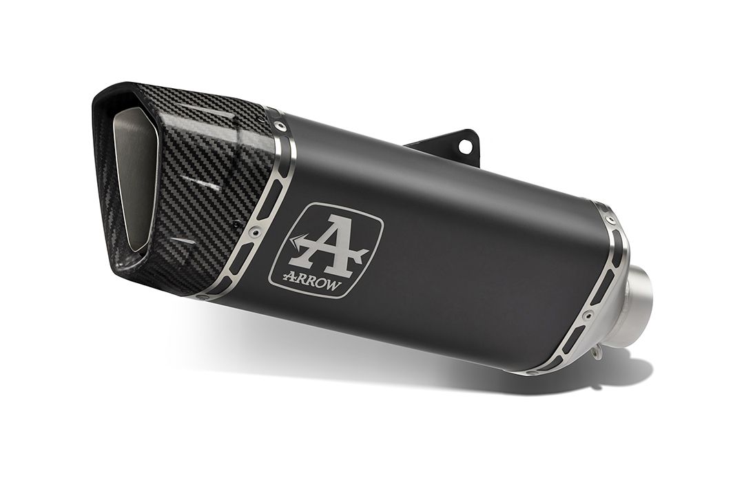 ARROW PISTA DARK Motorrad Auspuff für Aprilia RSV4 1100 Factory ab 2021