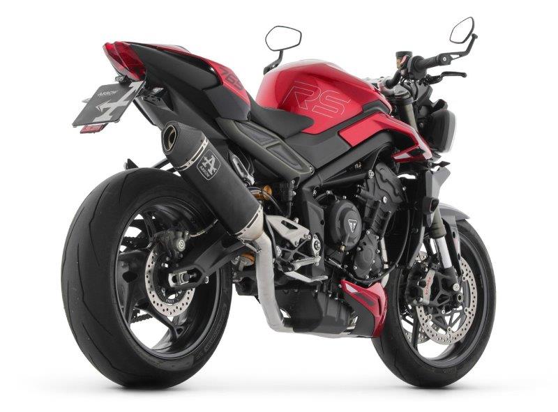 ARROW Racing komplette Motorradauspuffanlage Triumph Street Triple 765 RS ab 2023