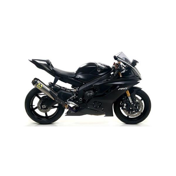 ARROW COMPETITION WSS Replica Komplette Auspuffanlage mit Titankrümmer für Yamaha YZF-R6 von 2017 bis 2021