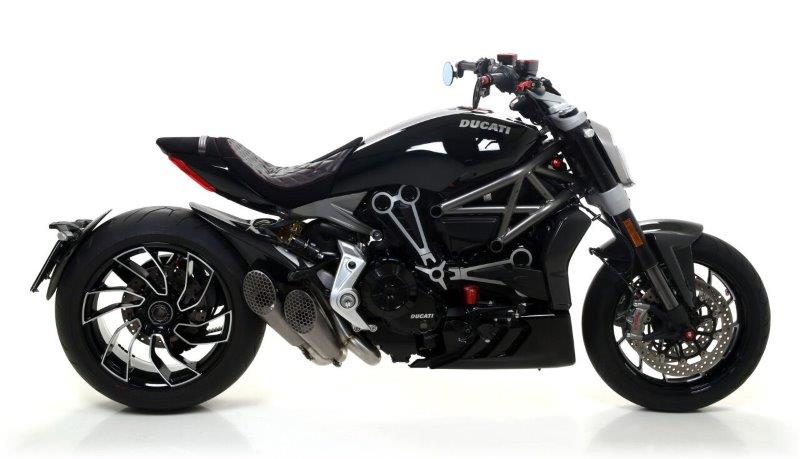 ARROW Dark Pro Race Motorrad Auspuff für Ducati Diavel 1260S ab 2019