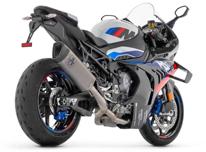 ARROW COMPETITION Komplette Titan-Motorradauspuffanlage mit PISTA-Endschalldämpfer für BMW M 1000 RR ab 2020