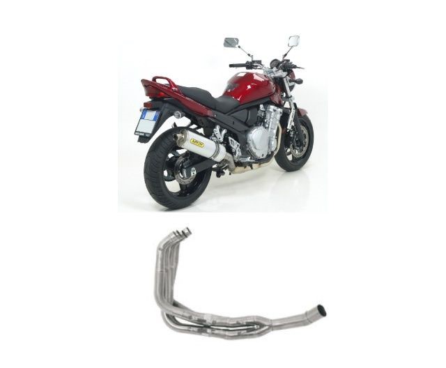 ARROW Krümmer ohne Katalysator für Bandit 650(S)A und 1250(S)A und GSX1250FA
