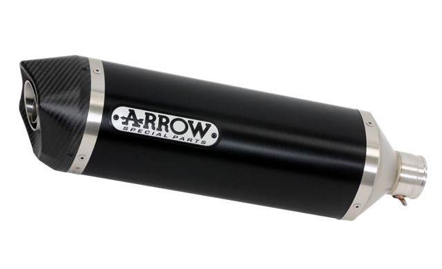 ARROW Dark RACE TECH Motorrad Auspuff für Honda Crossrunner 800 ab 2015
