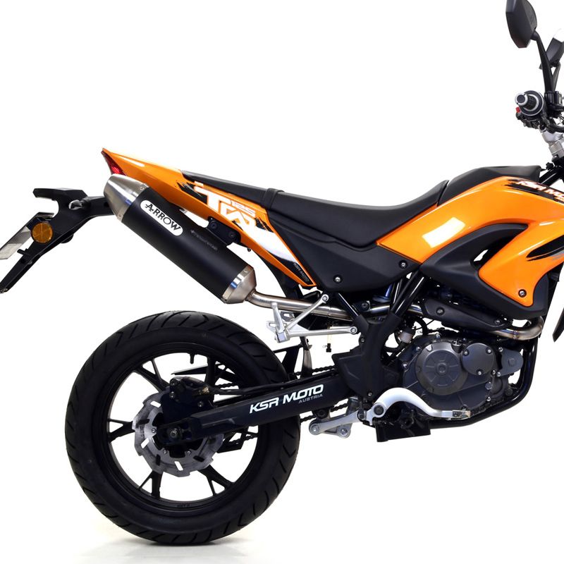 ARROW Dark Thunder Motorrad Auspuff für KSR MOTO TW 125SM ab 2017
